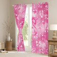 thumbnail image 3 of Manfei Initial Letter B Curtains Pack of 2 (42x84 Each),Kawaii Bowtie Ribbon Curtains Blackout,Pink Bow Knot Bedroom Curtains For Girl,Breathable Bedroom Decoration, 3 of 6