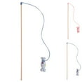 thumbnail image 2 of Cat Wood Wand Creative Candy Design Cat Teaser Wand Kitten Interactive Toy, 2 of 10