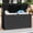 Black, variant on Uforic 80 Gallon Resin Deck Box,Outdoor Storage Box with Lockable lid for Patio Furniture, Waterproof,Dark Brown
