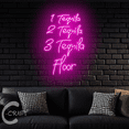 thumbnail image 3 of C-CRAFT 123 Tequila Floor Neon Led Lights 33 inch for Tequila Cocktail Bar Pub Decor, 3 of 5