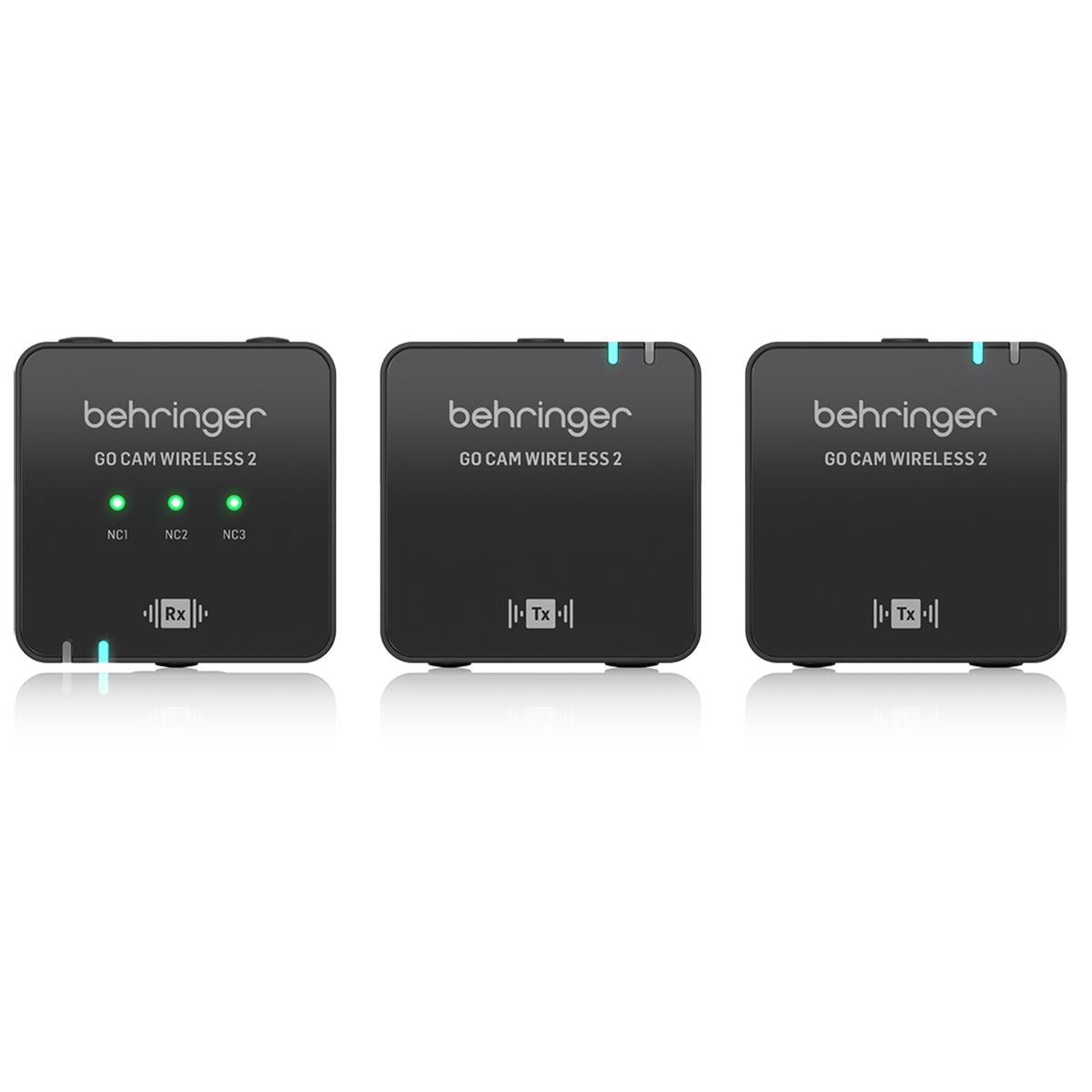 Behringer GO CAM Wireless 2 Digital Dual Clip-On Microphone System with with Lavalier Mic