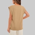 thumbnail image 5 of Kureaily Women Summer Top Basic Tee Shirts Casual Tank Loose Fit Cap Sleeve Tops Basic Summer Tees, 5 of 5