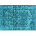 thumbnail image 1 of Ahgly Company Indoor Rectangle Oriental Light Blue Industrial Area Rugs, 5' x 7', 1 of 4