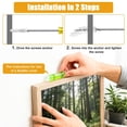thumbnail image 2 of #8 Self Drilling Drywall Anchors and Screws Kit, 140Pcs Plastic Wall Hangers, 75LB Heavy Duty Sheetrock Mounting Hardware, 2 of 7