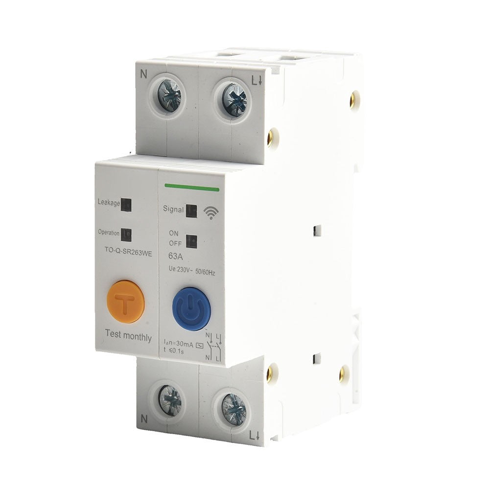 Dreamhall for Ewelink App Wifi Smart Circuit Breaker 2P 63A Din Rail Smart Switch Remote