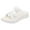 White, variant on Women Sandals Summer Bohemian Gladiator Open Toe Non-Slip Beach Slippers Casual Toe Separate Leather Flat Roman Shoes with Arch Support Flip Flops&nbsp;(Black,40)