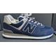 thumbnail image 1 of New Balance 574 Core Men Sneaker Navy with White ML574EVN New Box, 1 of 6