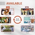 thumbnail image 5 of Outsunny Tumbling Compost Bin Outdoor 360° Dual Chamber Rotating Composter 43 Gallon, Orange, 5 of 9