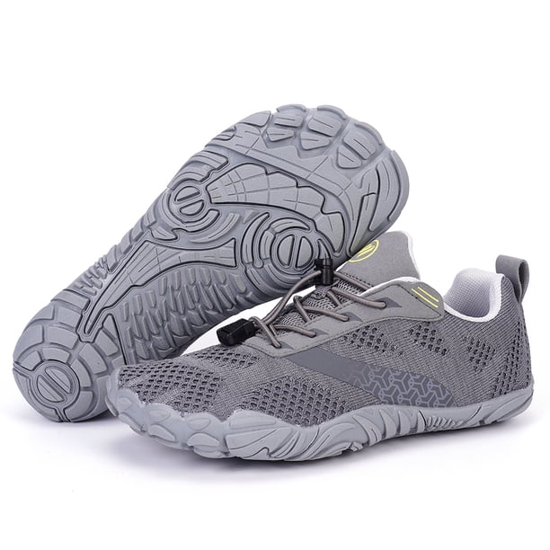 Zapatos Fitness Ligeros Antideslizantes para Al Aire Libre (Gris Oscuro 36) Aqua