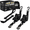 Black, variant on JACO Retractable Ratchet Straps - 1" x 15 ft (1,760 lbs Break Strength) | Auto Self Retracting Cargo Tie Down Strap Set