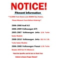 thumbnail image 6 of Detroit Axle - Brake Kit for Audi A3 Quattro VW Bora CC GTI EOS Jetta Passat, Rear Disc Brake Rotors Ceramic Brake Pads Replacement: 12.28'' inch Front and 11.25'' inch Rotor, 6 of 10