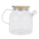 thumbnail image 1 of Tetera Hervidor de Agua ANGGREK de Vidrio Transparente Resistente al Calor 600 ml con Tapa de Madera, 1 of 8