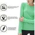 thumbnail image 4 of Women's Long Sleeve UPF 50+ UV Sun Protection Shirts Rash Guard Swim T-Shirt/Hoodie Quick Dry for Outdoor Hiking, 4 of 7