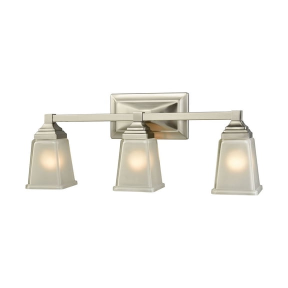CN573311-Thomas Lighting-Sinclair - Three Light Bath Vanity-Brushed Nickel Finish