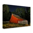 thumbnail image 2 of Trademark Fine Art David Drost Red Burn at Night Canvas Wall Art, 2 of 4
