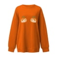 thumbnail image 3 of Sudadera Para Mujer Sudaderas Con Cuello Redondo Moda de Acción de Gracias Impreso Blusa Suelta de Manga Larga Cuello Redondo Casual Pullover Tops Sweatershirt Odeerbi ODB132013, 3 of 4