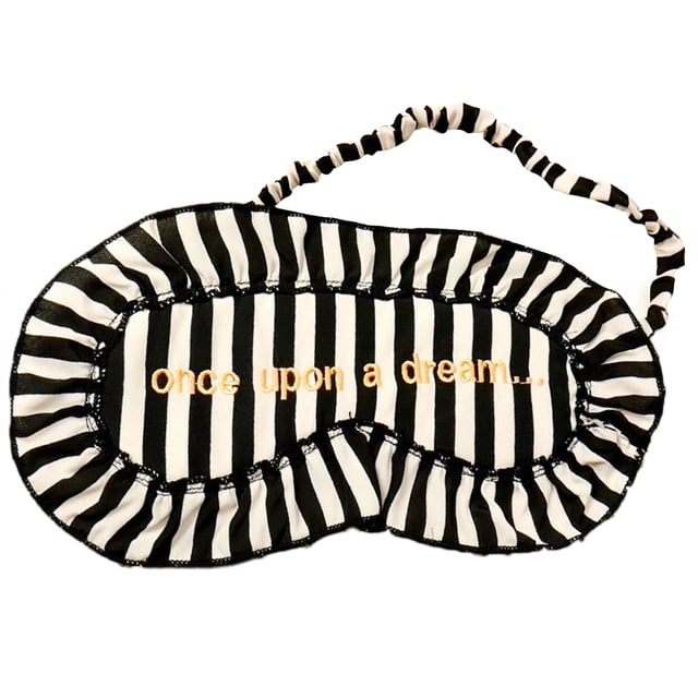 Sleeping Mask Lovely Lace Letter Decor Sleeping Eye Cover Blindfold Eyeshade