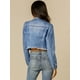 thumbnail image 5 of Chaqueta Vaquera Allegra K Azul Claro XL, 5 of 6