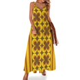 thumbnail image 1 of Vestidos sin mangas con estampado de los años sesenta para mujer , vestidos casuales de fiesta de diseñador de lujo, 1 of 7