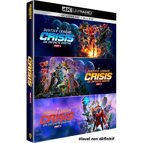 Justice league : crisis on infinite earths - parties 1 à 3 4k ultra hd (4K Ultra HD) Matt Bomer