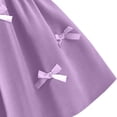 thumbnail image 6 of Feancey Mini Dresses for Girls Bow Sleeveless Cami Dress Ruched Casual Cute Dresses Spaghetti Strap Summer Sundress Birthday Gifts Purple 8-9 Years, 6 of 9