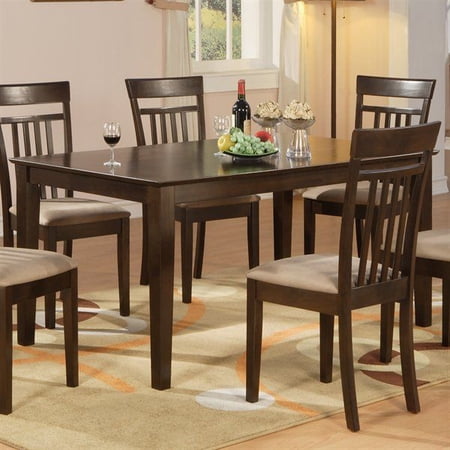 east west furniture cat-cap-s rectangular dining table with solid wood top 36-inch by 60-inch