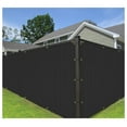 thumbnail image 7 of 6FT x 40FT Black Fence Screens, Heavy Duty 150 GSM, with Zipties, for Chain Link Fences, 7 of 7