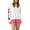 White, variant on Women's Bow Sequin Long Sleeve Hoodie Ladies Zipper Hoodies