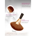 thumbnail image 5 of docolor Large Fan Brush – Multi-Use for Finishing Powder, Highlighter, Blush, Bronzer & Spray Tan – Professional Face & Body Makeup Brush, 5 of 11