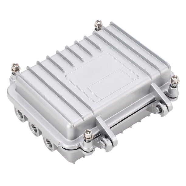 (Enviado En Caja De Cartón + Caja De Espuma) (Modelo Del Proveedor: 003A) Exterior AP Puente Inalámbrico Amplificador De Metal Carcasa Diámetro Del Orificio Izquierdo M12+M12 Diámetro Del Orificio Der