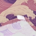 thumbnail image 3 of Yayeee Tapestry Wall Hanging for Bedroom 60" x 40" Living Room Home Wall Art Decor, Purple Wave Pattern, 3 of 7