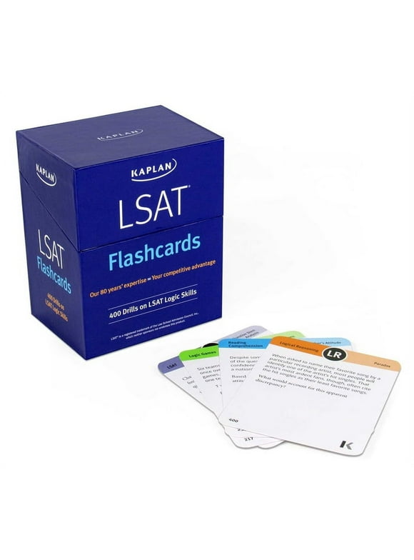 Kaplan Test Prep: LSAT Prep Flashcards : 400 Drills on LSAT Logic Skills (Cards)