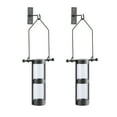 thumbnail image 2 of Danya B Wall Mount Hanging Cylinder Vase with Metal Cradle and Hook - Set of 2, 2 of 6