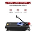 thumbnail image 6 of 17 Gallon Electric Oil Drain Pan with 110V Pump & 8 ft Hose, Low Profile & T Folding Handle Oil Drain Cart for Truck Cars SUVs, 6 of 8