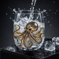 thumbnail image 6 of SLYNSHome Octopus Glass Cup, Ocean Fantasy Clear Stemless Tumbler, Marine Animal Bar Counter Glassware, Coastal Home Decor Gift, 6 of 8