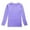 Z1-1-Purple, variant on MHFRRA Girls Clothes Girls Long Sleeve Shirts Kids Arc Hem Side Slit Soft Tunic Tops T Shirts 7-8 Years