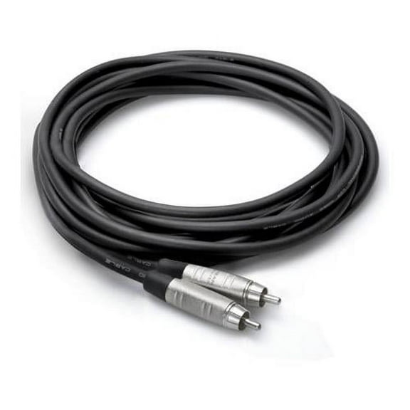 Hosa Technology 5' Pro Unbalanced Interconnect, Rean RCA Male to RCA Male
