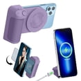 thumbnail image 3 of Btafrte Soporte para Selfie 3 en 1 Compatible Con para Android/iOS (actualización Púrpura), 3 of 9