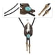 thumbnail image 3 of Corbata Bolo Tie Yinane Vaquero Occidental Americano Cuero Bronce, 3 of 6