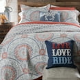 thumbnail image 2 of Denim Circle Home Quilted Bedding Size Twin, 2 of 7
