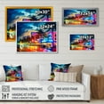 thumbnail image 4 of Designart Miami Beach Holidays 4 Architecture Canvas Wall Art, 4 of 5