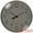 Grey, variant on Unique Bargains Non-Ticking Modern Battery Operated Wall Clock White