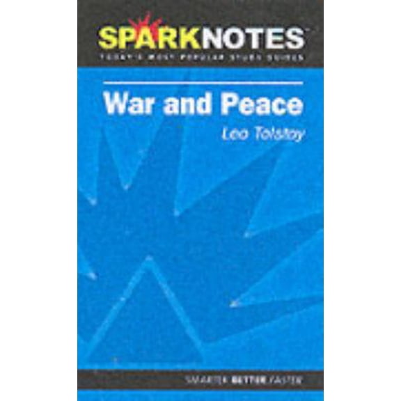 Pre-Owned War and Peace (Spark Notes Literature Guide) (SparkNotes Literature Guide) (Paperback) 1586638149 9781586638146
