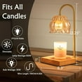 thumbnail image 6 of Nordic Hygge Electric Dimmable Candle Lamp Warmer with Timer, Christmas Birthday Gifts for Mom Women, 6 of 7