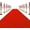 Red, variant on Carpet Runner for Partys, Thick Non-Slip Waterproof Aisle Rug for Weddings, Events, Banquets, Hollywood Runway & Proposal