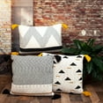 thumbnail image 4 of Parkland Collection Kimmi Transitional Beige Throw Pillow, 4 of 10