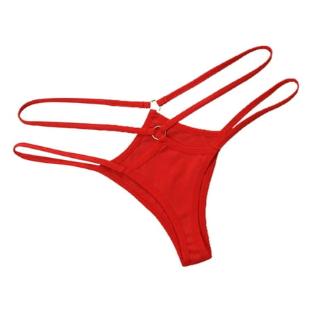

Women s Thong Breathable Panties Underwear Comfy G-string Panties For Women Girls L White
