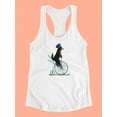 thumbnail image 3 of Bernese On Penny Farthing. Racerback Tank Women -Fab Funky Designs, Female x-Large, 3 of 4