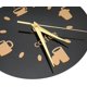 thumbnail image 3 of Reloj de pared de gato café DIY, linda apariencia de gato negro café,, 3 of 5