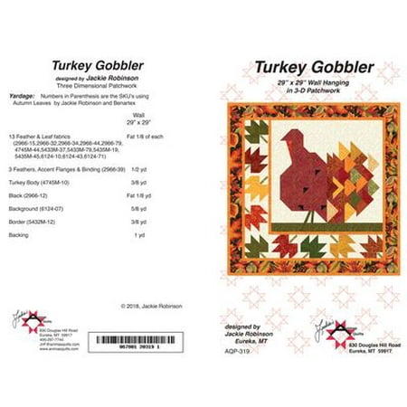Quilt Wall Hanging - Pattern~Turkey Gobbler 3D Patchwork Wall Hanging 29